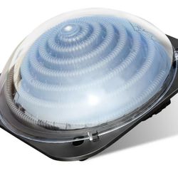 Costway Black Outdoor Solar Dome Inground &Above Ground Swimming Pool Water Heater