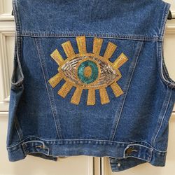 Denim Vest - New Condition 