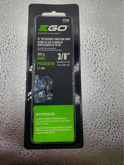 Ego AC1600 16" Chain Saw Chain 3/8" Low Profile Pitch .043" Gauge (New in Box)