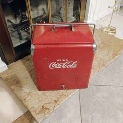 Vintage Coca Cola Picnic Ice Chest