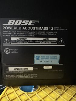 Bose Acousticmass 3