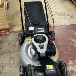 Murray 22 in. 140 cc Briggs & Stratton Walk Behind Gas Self-Propelled Lawn Mower with Front Wheel Drive and Bagger