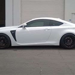 2015 - 2019 Lexus RCF RC-F Gloss Carbon Fiber Vinyl Front Side Fender and Rear Side Bumper