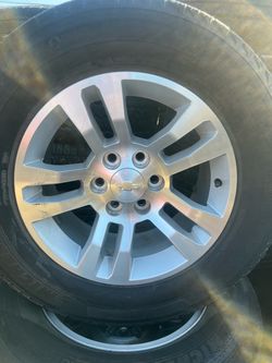 Set of used wheels for Chevy 18 inch