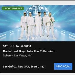 Backstreet Boys Concert Tickets