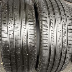 2 Llantas Usadas Pirelli Scorpion Verde 275/50/20 $140 El Par