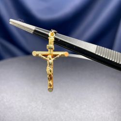 14K Cross Pendant 