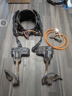 Weaver Arborist Tree Climbing Gear Bundle — Saddle, Gaffs, Flip Line