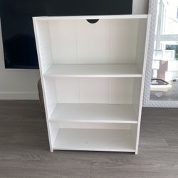 SMALL White Bookcase 