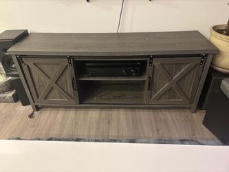 Tv stand sliding doors