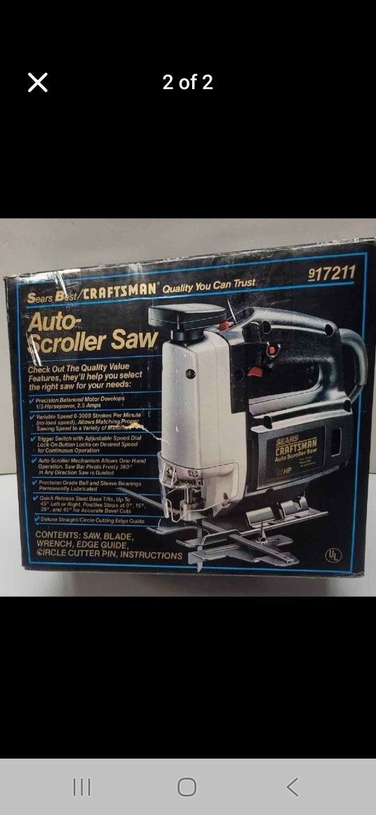 Craftsman Jigsaw New