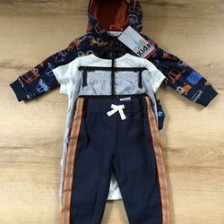 Kids Headquarters Boys 4Pc Set, Size 9M Brand New With Tag