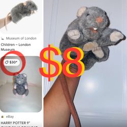 $8 Folkmanis Rat Puppet in great condition