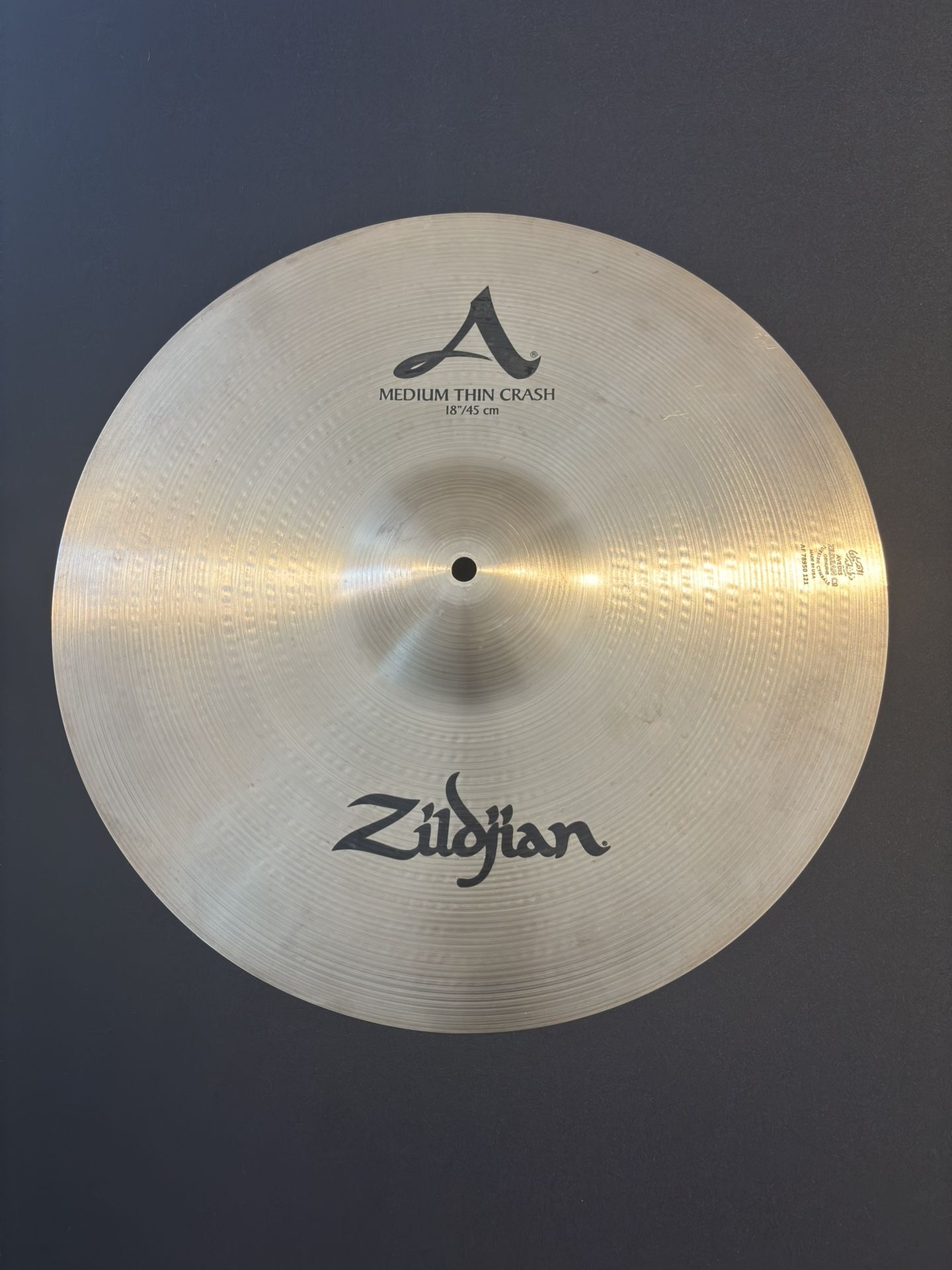 Zildjian 18” A Series Medium Thin Crash Cymbal 1379g