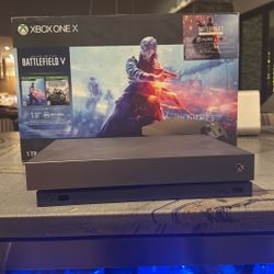 Xbox One X  with controller and 1TB