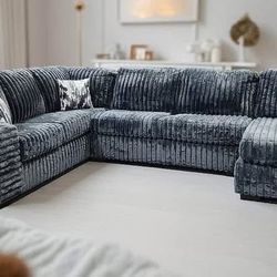 Fabric Livingroom Furniture Sectional Couches Sofa Sets 🛋 