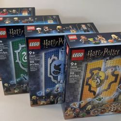 LEGO HARRY POTTER Hogwarts House Banner COMPLETE Sets 76409, 76410, 76411, 76412