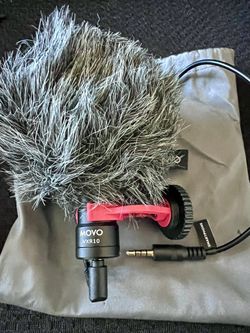 🎙️ MOVO Shotgun + Lavalier Mic Bundle – Great for Vlogging & Interviews!