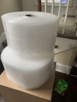 350 Feet Each Super Extra Large (New) Rolls of Bubble Wrap for packing 
