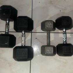 30,35,45, 50 Pound Dumbbells