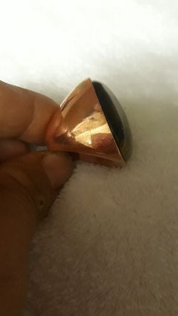 Natural Stone and Cooper ring