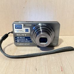 SONY Cyber-shot DSC-W570 Digital Cam 16.1MP Tested Good w/Bat-Char-Card Read Blw  