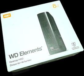 WD Elements 8TB Desktop HDD