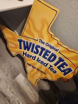 Twisted tea sign