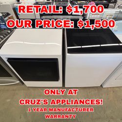 LG Thin Q Electric Washer and Dryer Set