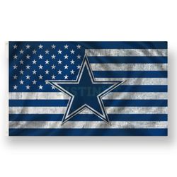 Dallas Cowboys USA Flag