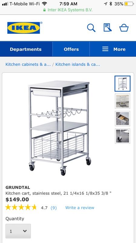Ikea Grundtal Kitchen Cart For In San Diego Ca Offerup