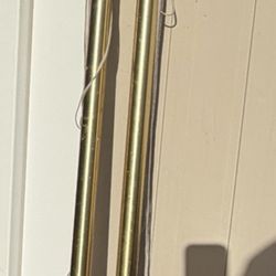 Lee's Tackle Pair of Gold Anodized Aluminum Telescoping Outriggers