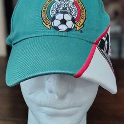 Team Mexico Soccer Multicolor Adjustable Hat 