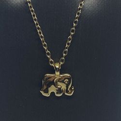 Fashion Gold Plate Good Luck Pendant Necklace 