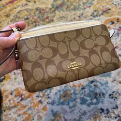 Brand New Coach Wristlet—never Used!