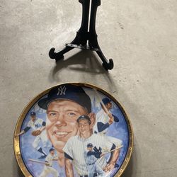 Mickey Mantle Collectors Plate