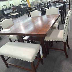 6pcs COUNTERHEIGHT Dining Set