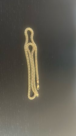 10K Yellow Gold Double Curb Chain, 22”, 23.49 grams