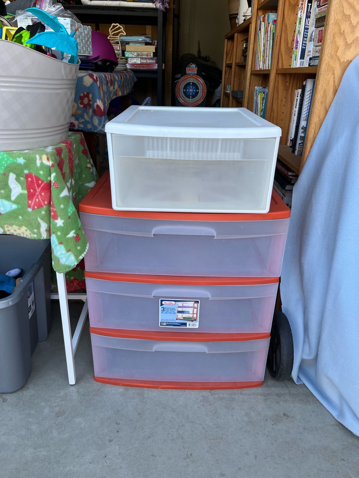 Plastic drawers $20 for both