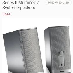 BOSE desktop Speakers