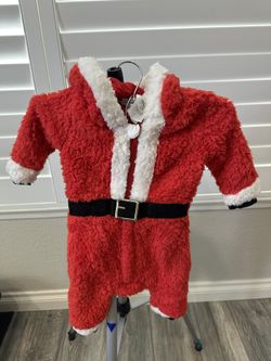 POTTERY BARN KIDS HOLIDAY SANTA COSTUME SIZE 6-12 Months