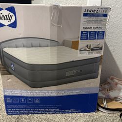Colchón inflable Sealy AlwayzAire Tough Guard de alta calidad, diseñado para brindar máximo confort y durabilidad. Ideal para visitas, uso temporal o 