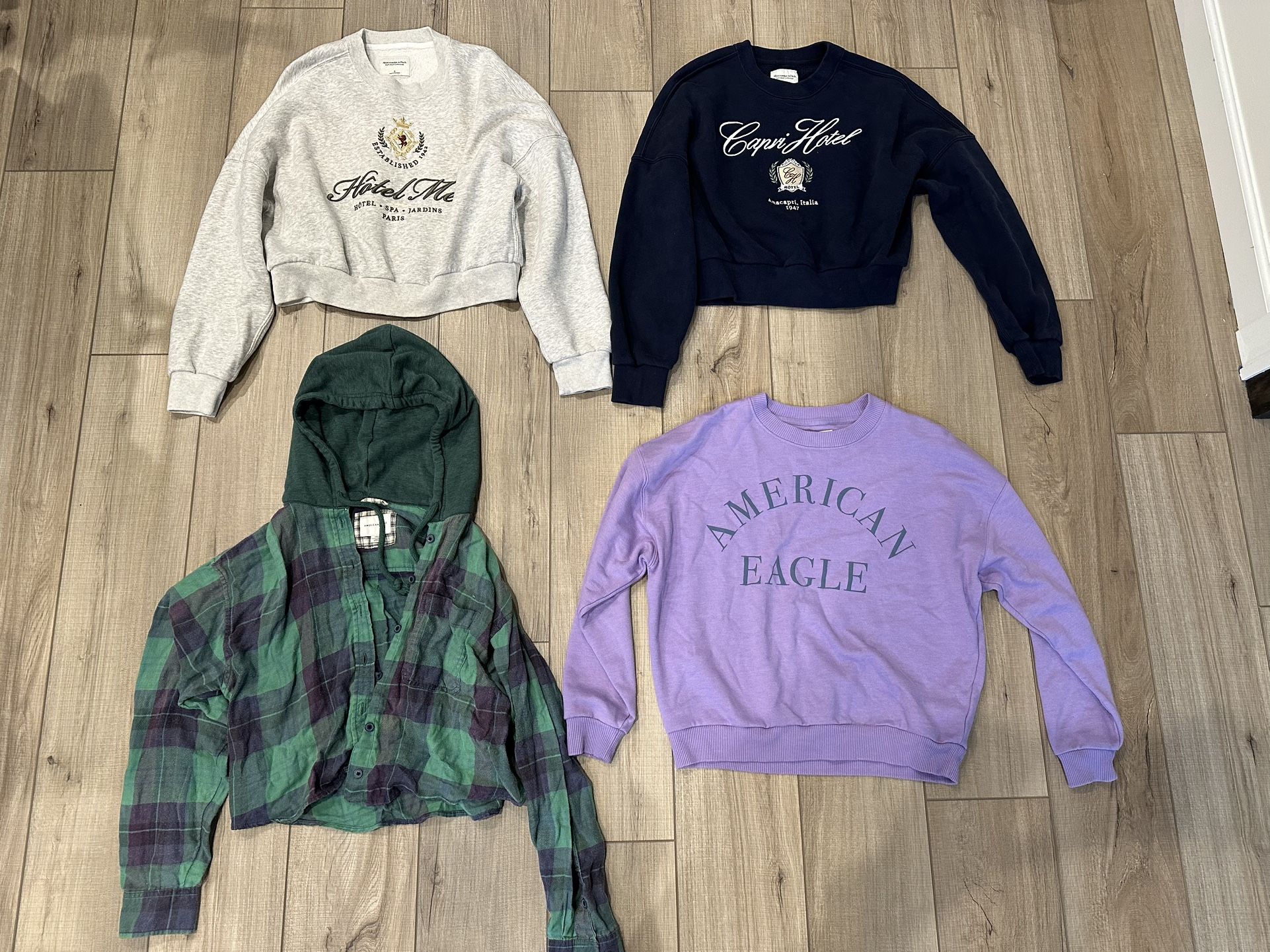 Abercrombie and American Eagle Hoodie and Sweatshirts. - Women’s Small