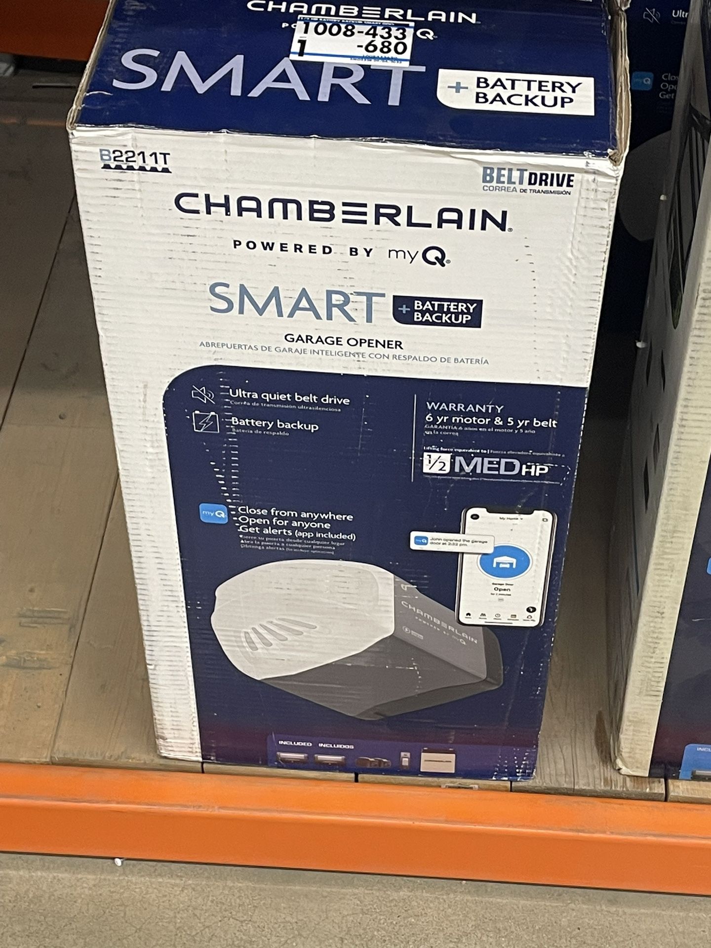 Chamberlain, Smart, Garage Door Opener