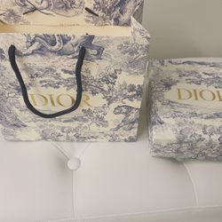 Empty Designer (Dior) Bag And Box