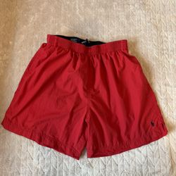 Vintage Ralph Lauren Polo Sport Men’s Large Swim trunks ‘Red’