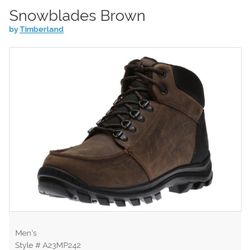 TIMBERLAND SNOWBLADES BROWN..... CHECK OUT MY PAGE FOR MORE ITEMS