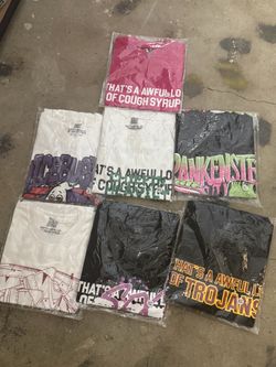 Awful lotta cough syrup tees , wholesale
