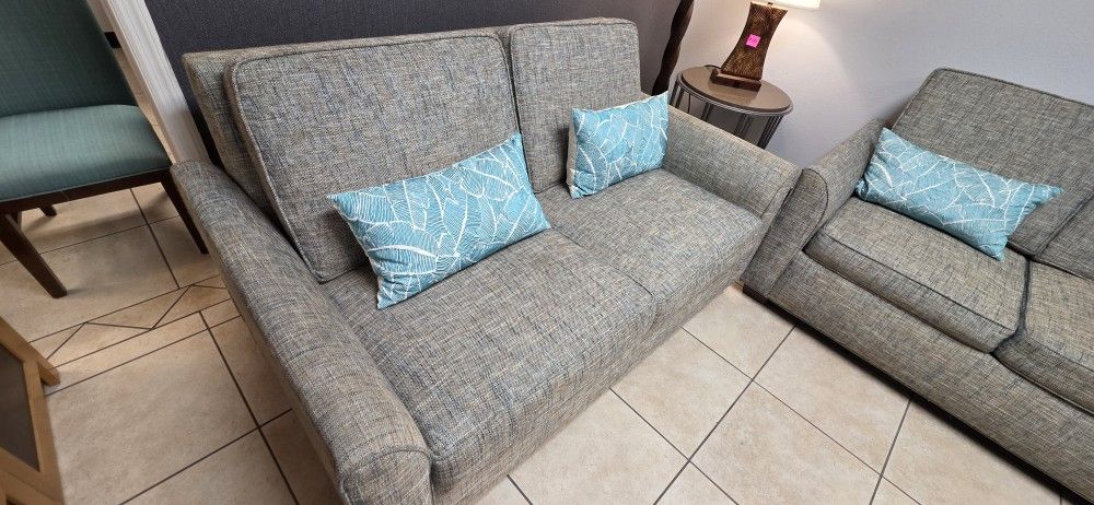 Loveseat Gray For Sale!!