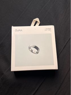 Oura Ring 5 Silver Size 11 Activity Tracker Ring w/ Bluetooth